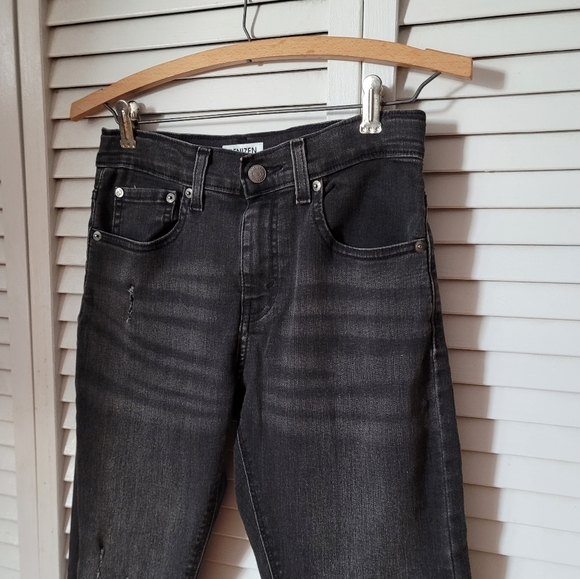 LEVI'S Denizen Boys Ripped Denim Jeans, Size 14 - Picture 5 of 14